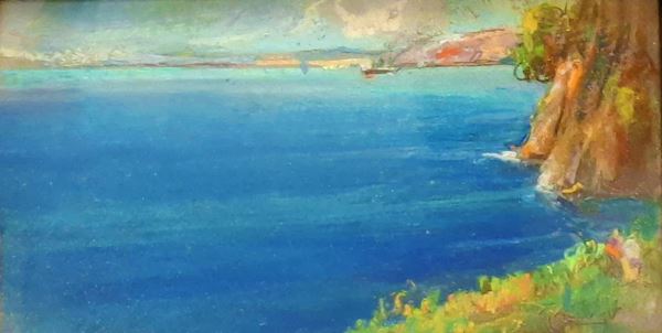 Giuseppe Casciaro (Ortelle,  1863 - Napoli, 1941) - Capri
