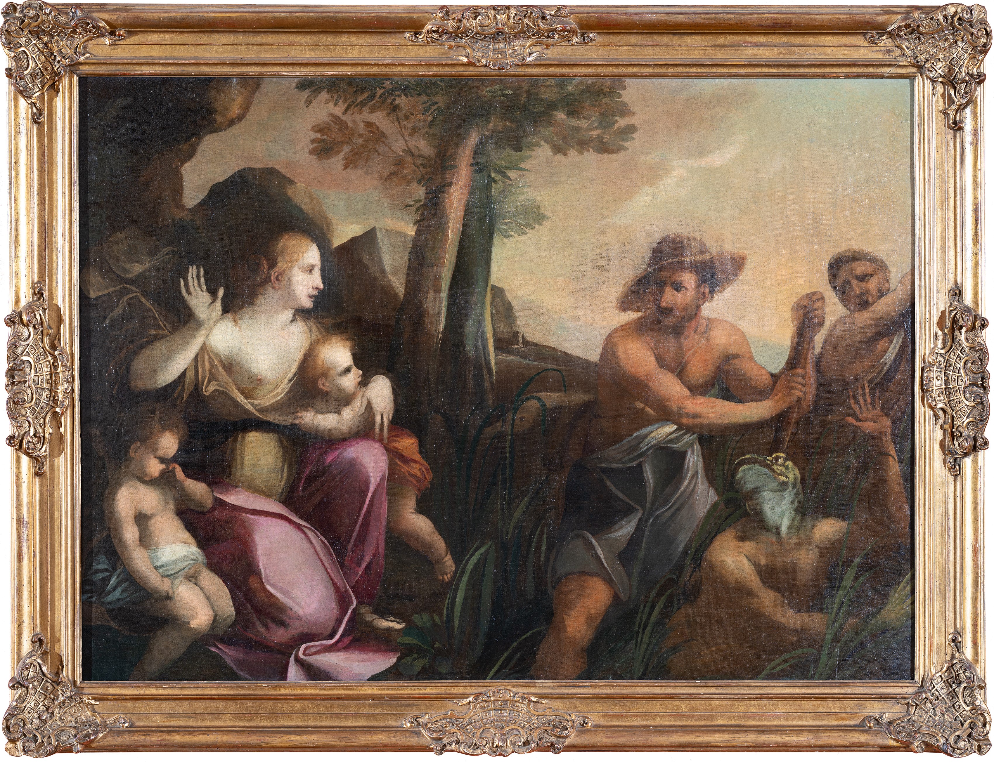 Latona protegge i figli dai contadini della Licia