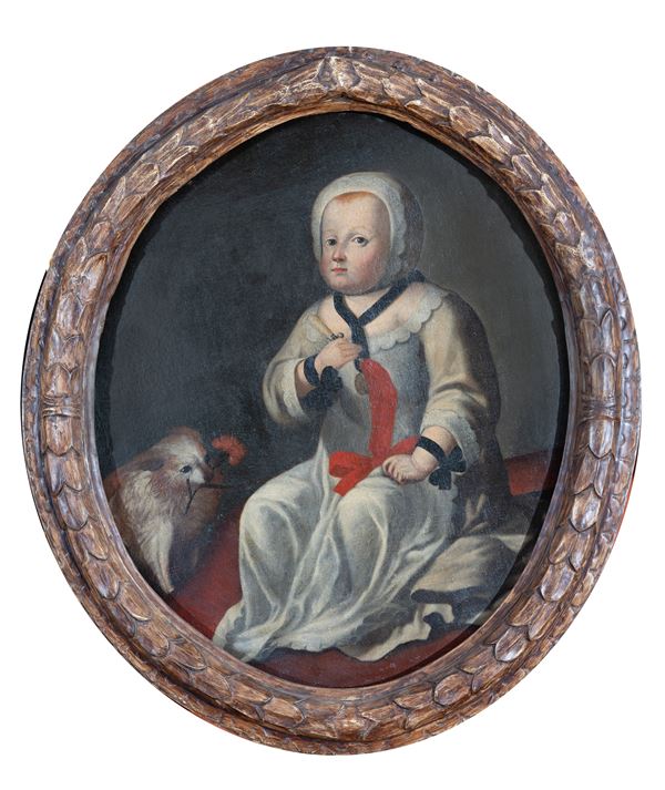 Scuola spagnola, fine XVIII secolo inizi XIX secolo - Ritratto di un Infante della casa Reale spagnola