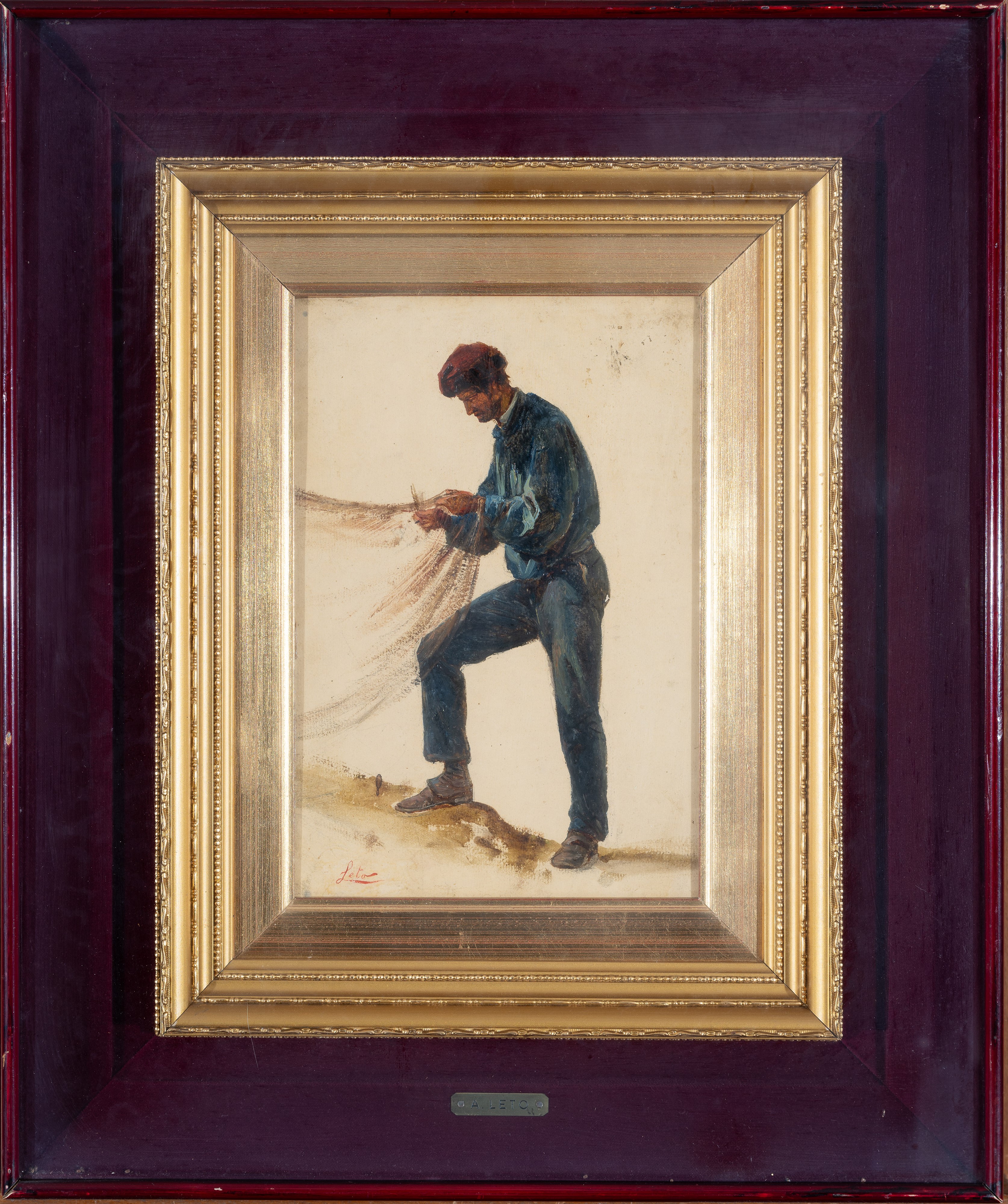 Studio per figura di pescatore