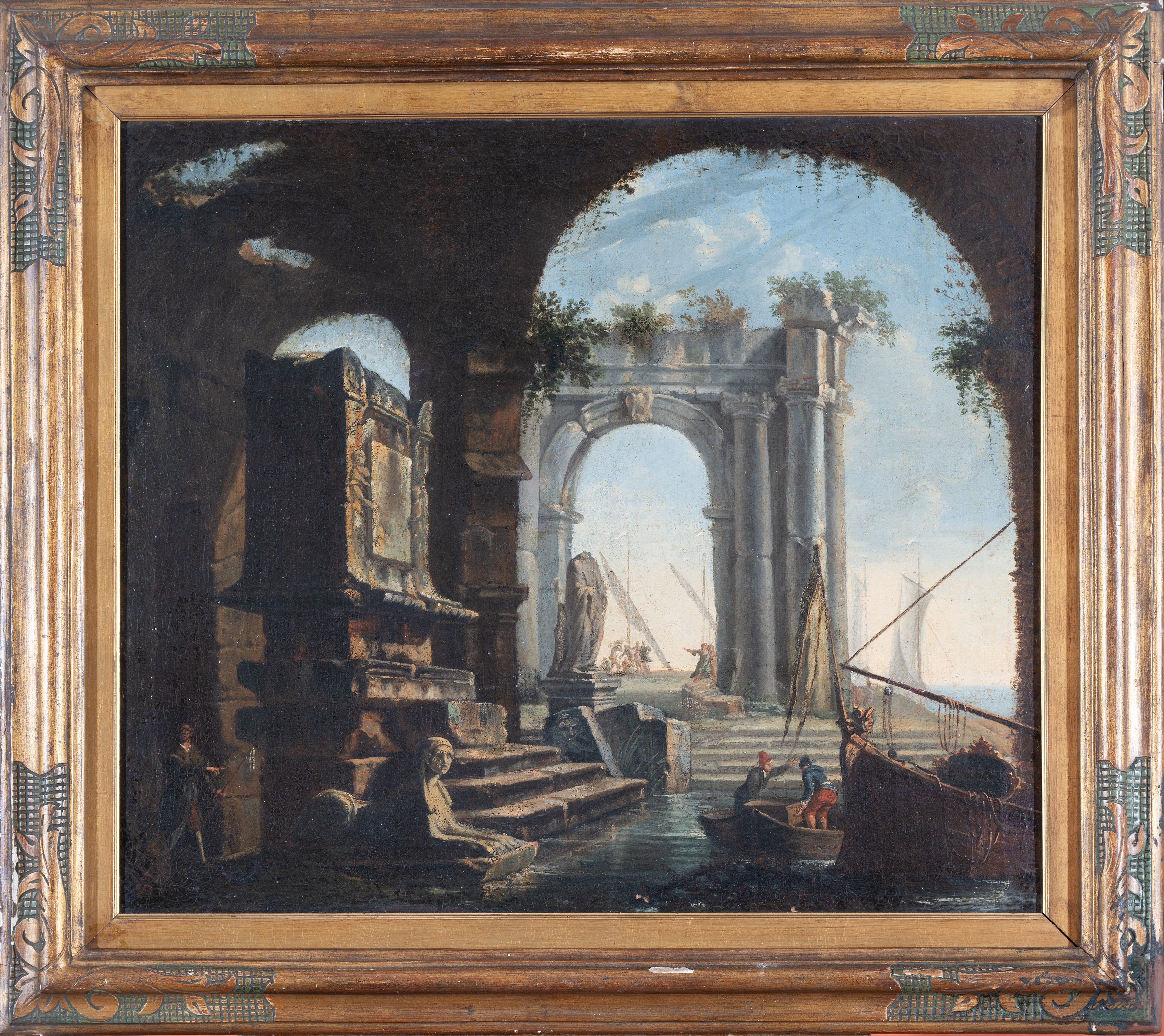 Veduta nei pressi di un mausoleo antico