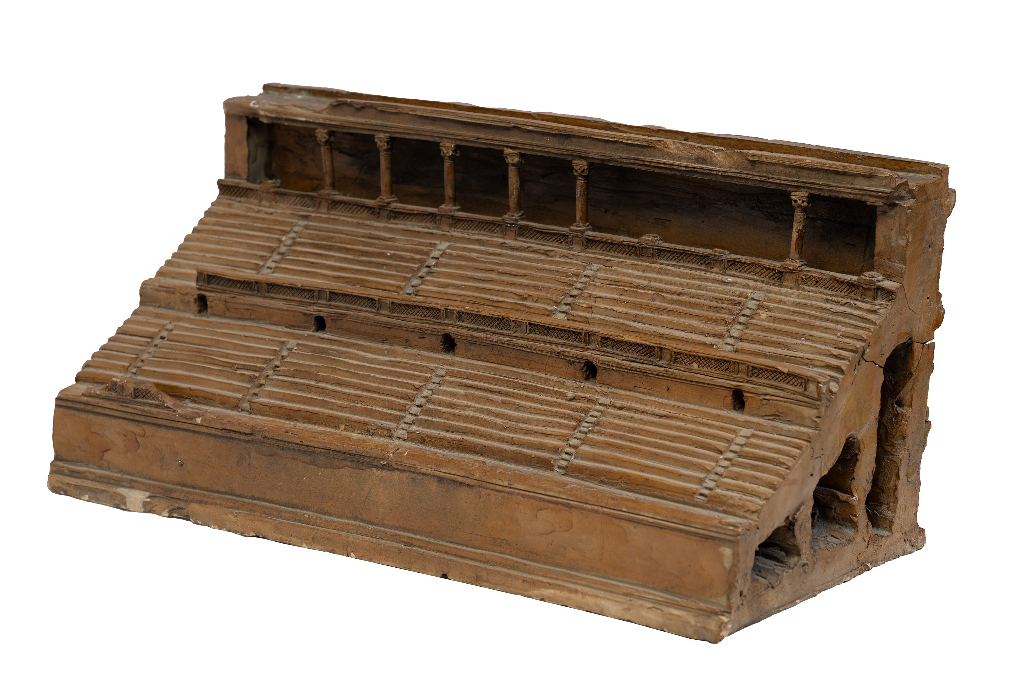 Modello architettonico classico, probabilmente tratto dall'Anfiteatro Classico di Pozzuoli