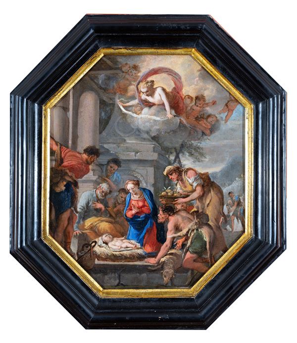 Scuola napoletana, XVII secolo - Natività