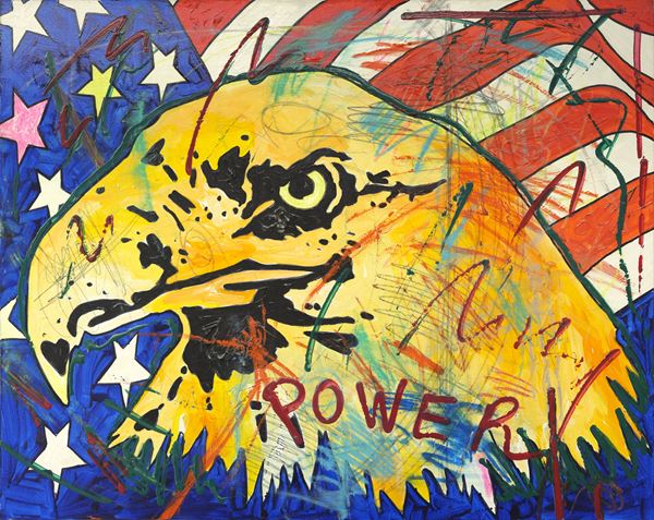 Enrico Manera : Power  (2003)  - Mixed media on canvas - Auction Modern and Contemporary Art - Blindarte Casa d'Aste