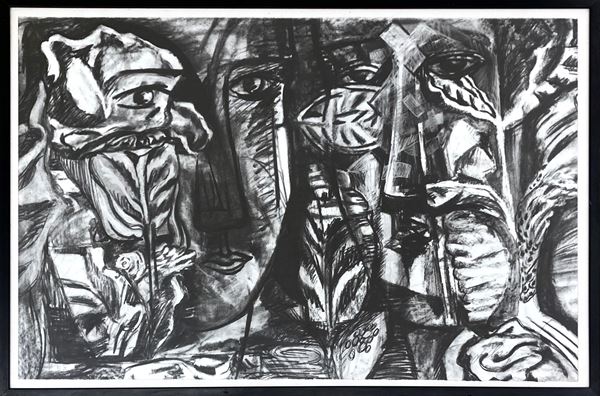 Sandro Chia - Untitled (Volti di Toscana)