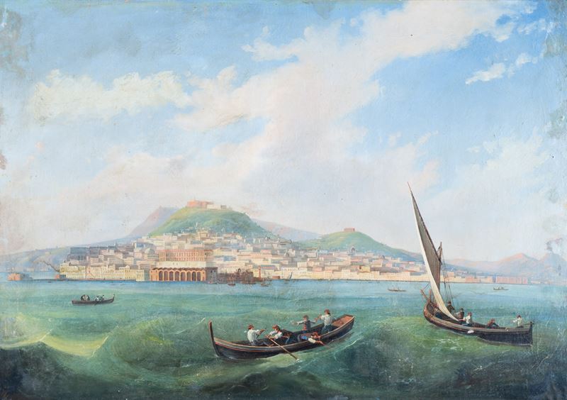 Veduta di Napoli dal mare