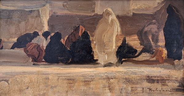 Lionello Balestrieri (Cetona 1872 - Siena 1958) - Bozzetto preparatorio 