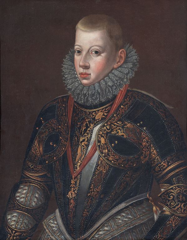 Scuola veneta, fine XVII secolo - Ritratto di giovane virile