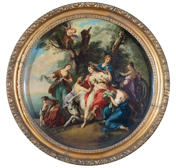 Pittore attivo tra la fine del XVIII  e gli inizi del XIX secolo - Ratto d'Europa