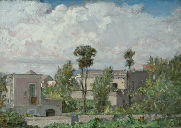 Gioacchino Toma (Galatina, Lecce, 1836 - Napoli 1891) - Cercola
