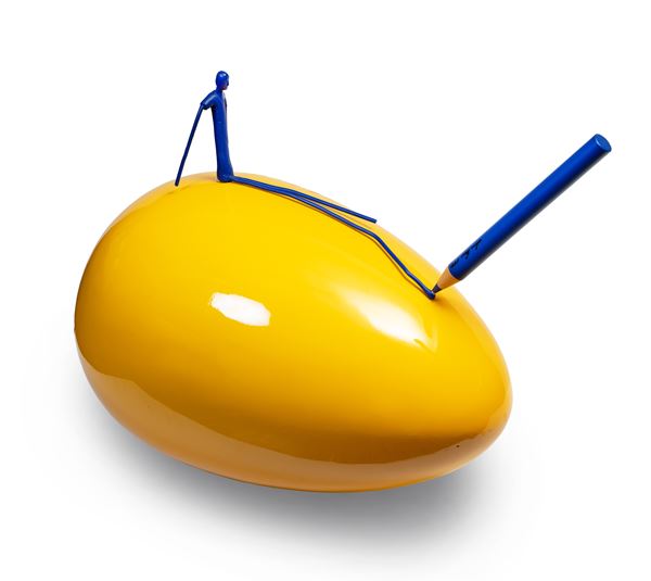Lucio  Perone : Senza titolo  (1997)  - Fiberglass sculpture - Auction Modern and Contemporary Art - Blindarte Casa d'Aste