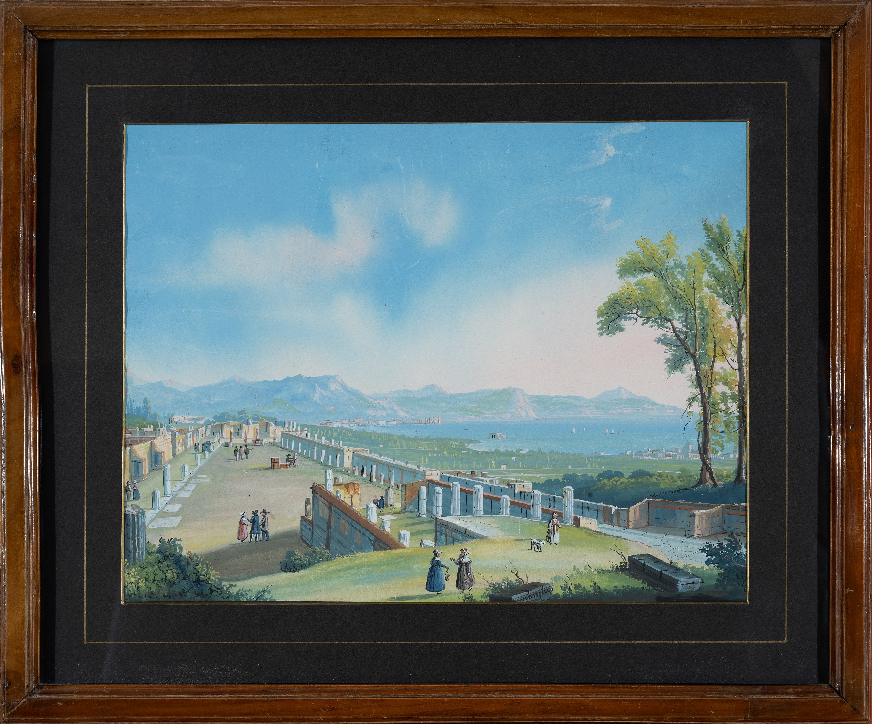 Il foro dal Templio di Giove a Pompei