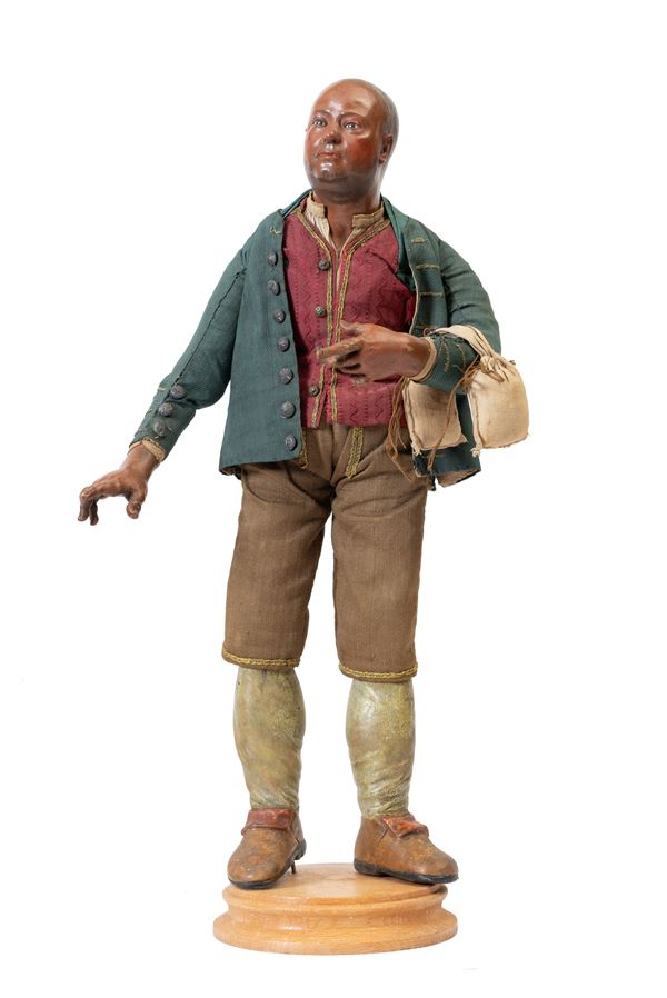 Manifattura napoletana, prima met&#224; del XIX secolo - Farmer in festive clothes