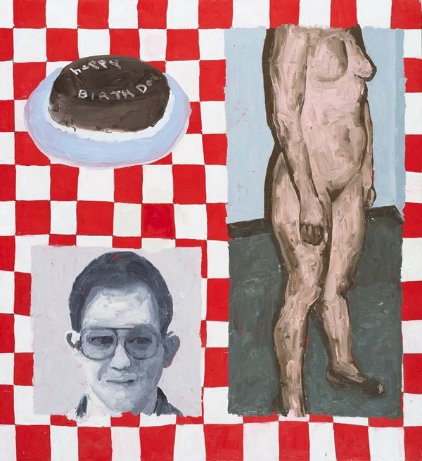 Ryan Mendoza : For he's a jolly good fellow  (2000)  - Oil on linen - Auction Modern and Contemporary Art - Blindarte Casa d'Aste