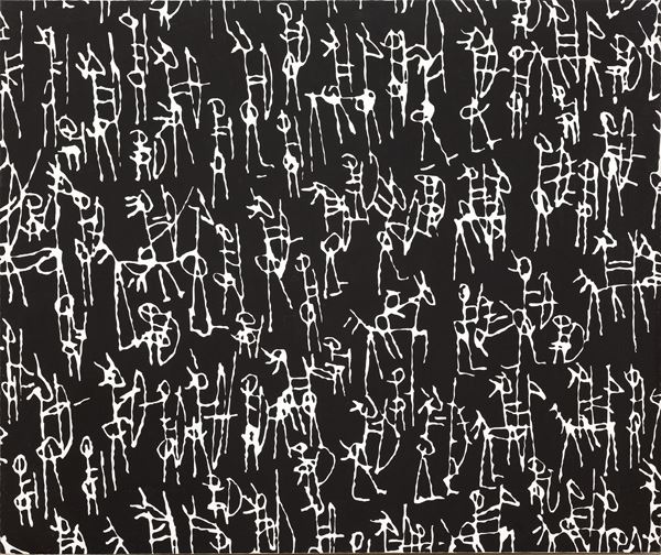 Sergio Fermariello : Senza titolo  (1990-93)  - Acrylic on canvas - Auction Modern and Contemporary Art - Blindarte Casa d'Aste