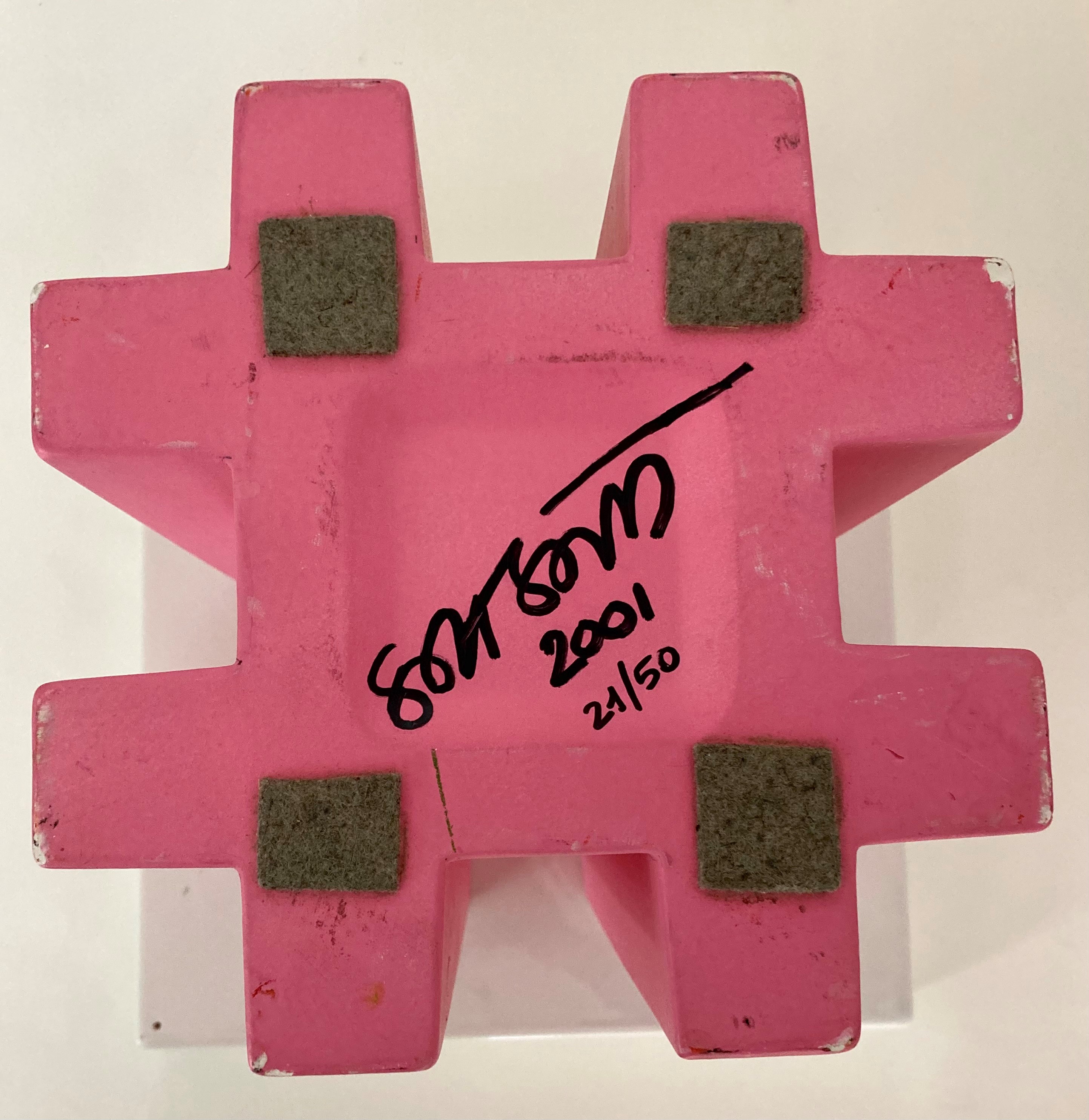 Fruttiera bianca e rosa