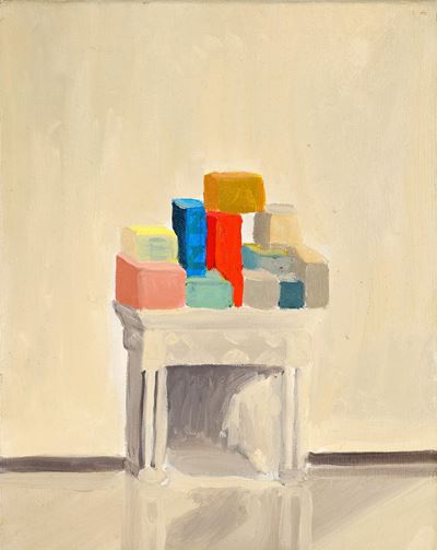 Il caminetto, olio su tela, 2005