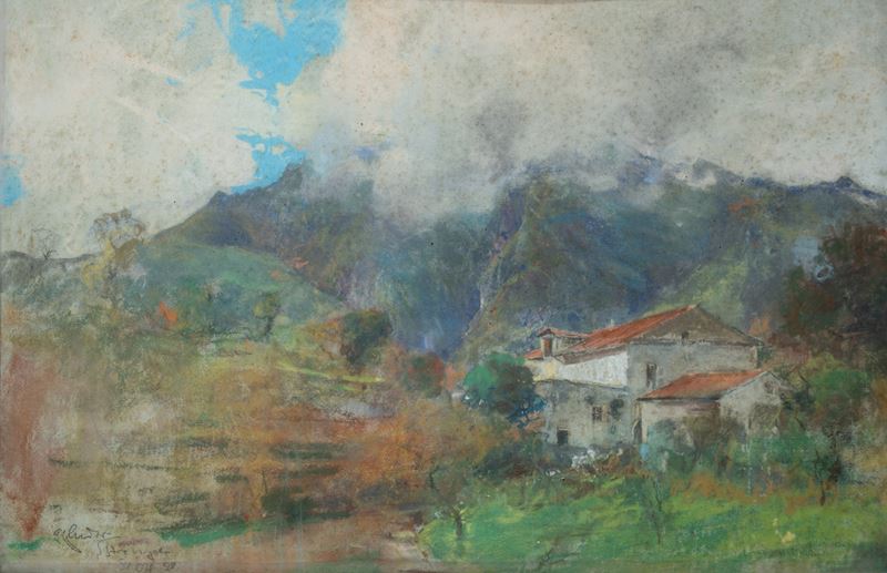 Paesaggio con casolare