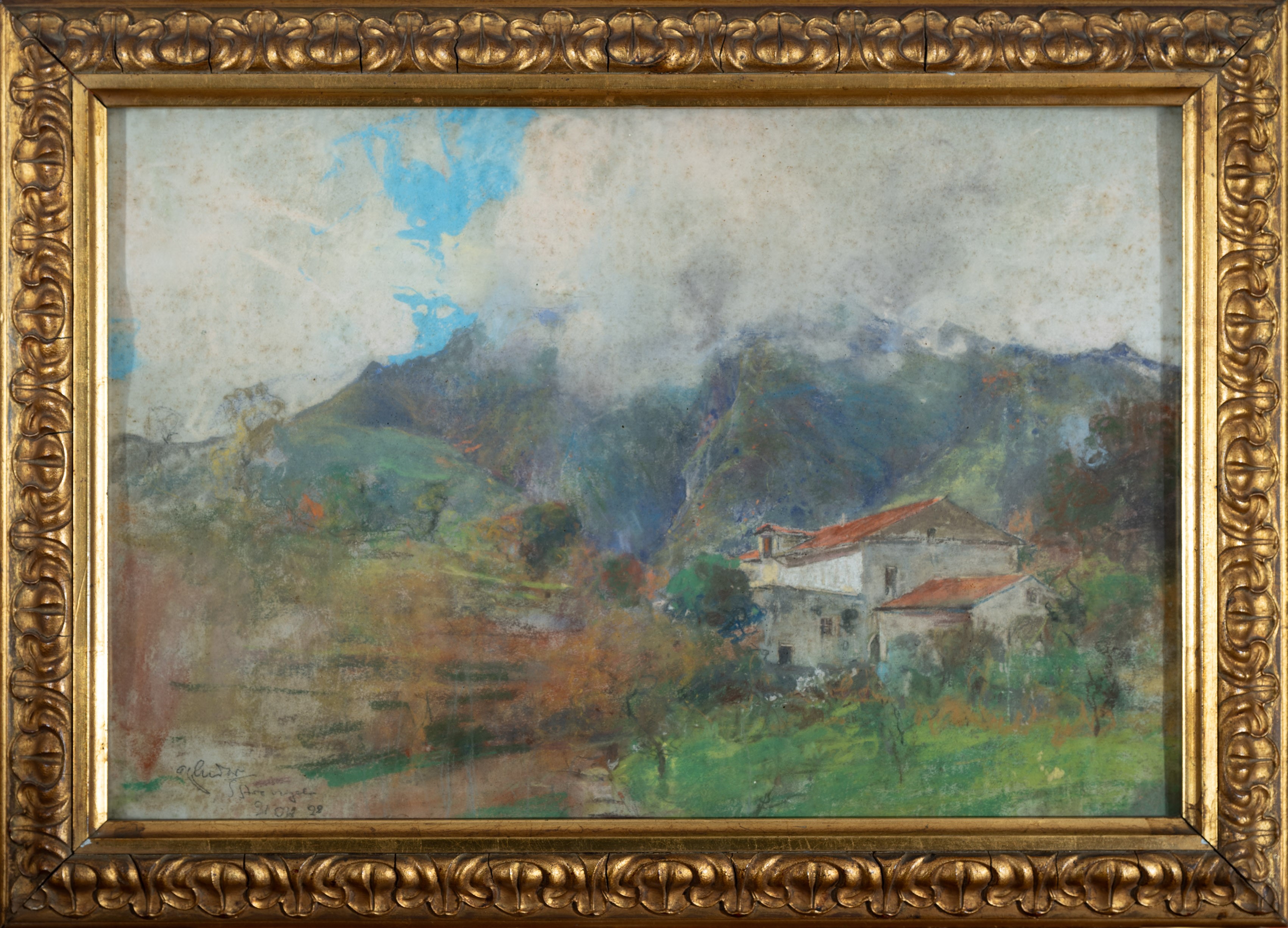 Paesaggio con casolare