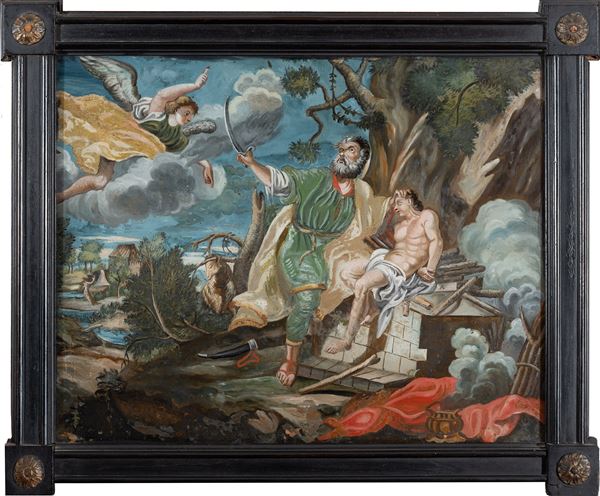 Scuola veneta, XVIII secolo - Sacrificio di Isacco