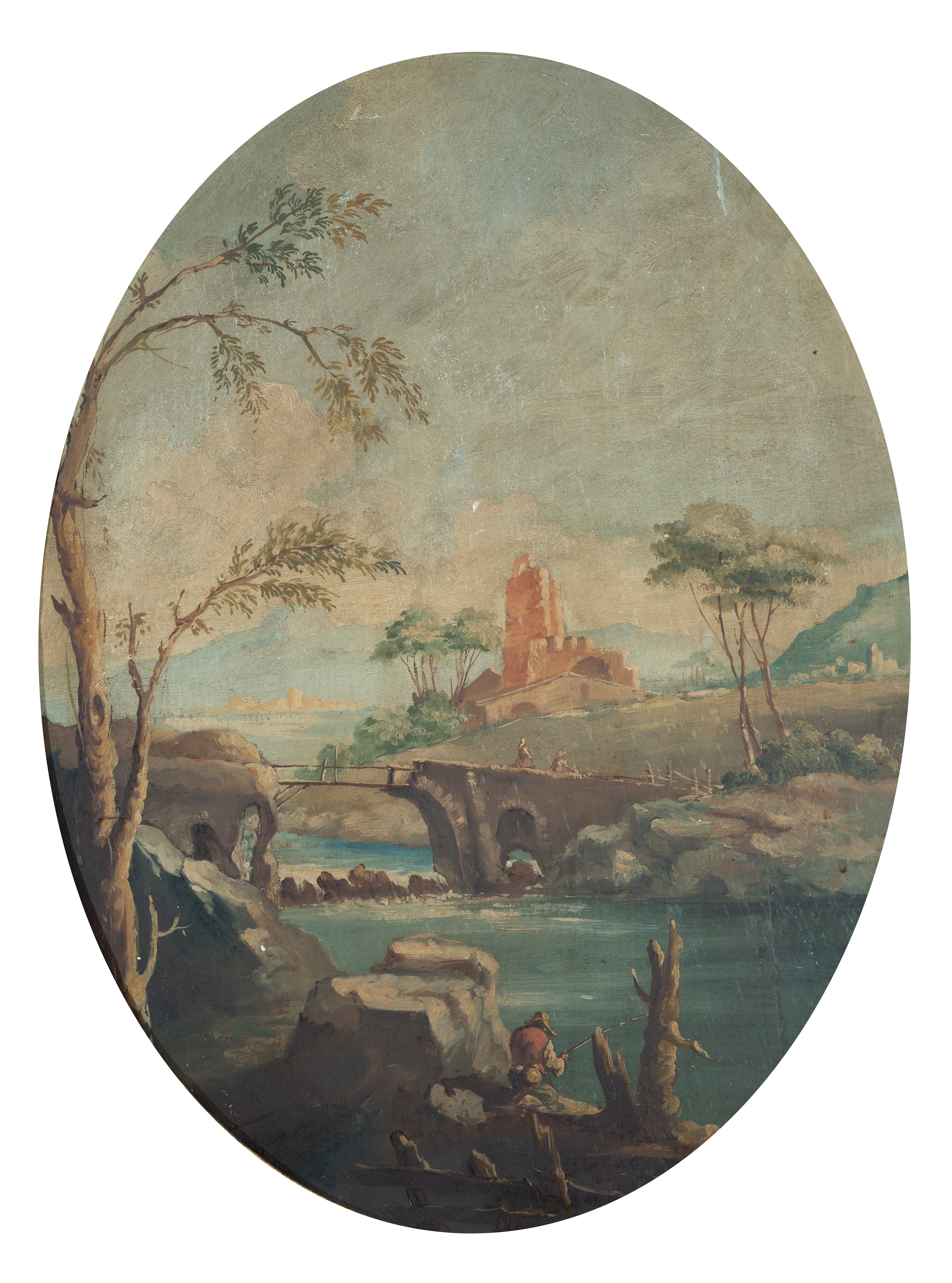 Paesaggio nei pressi di un ponte