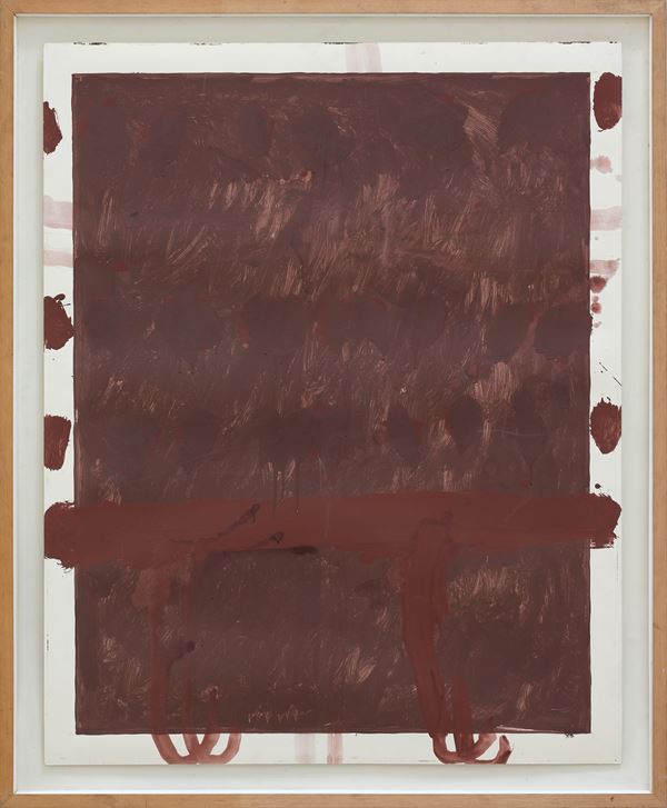 James  Brown : Study for Capodimonte I  (1988)  - Gouache on paper - Auction Modern and Contemporary Art - Blindarte Casa d'Aste