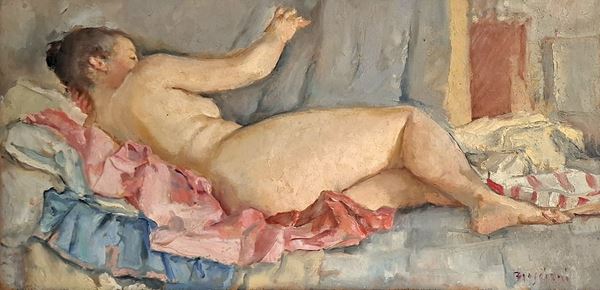 Antonio Bresciani (Napoli, 1902 &#8211; 1998) - Nudo di donna di spalle