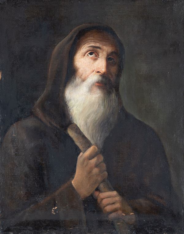 Seguace di  Jusepe de Ribera - San Francesco da Paola