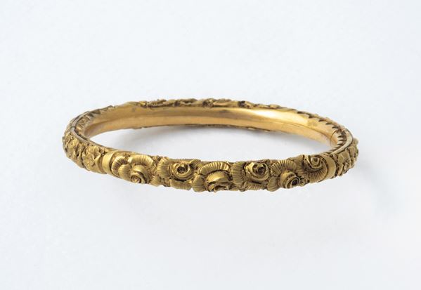 Antico braccialetto  - Asta GIOIELLI, OROLOGI, ARTI DECORATIVE, DESIGN E ARTE ORIENTALE - Blindarte Casa d'Aste