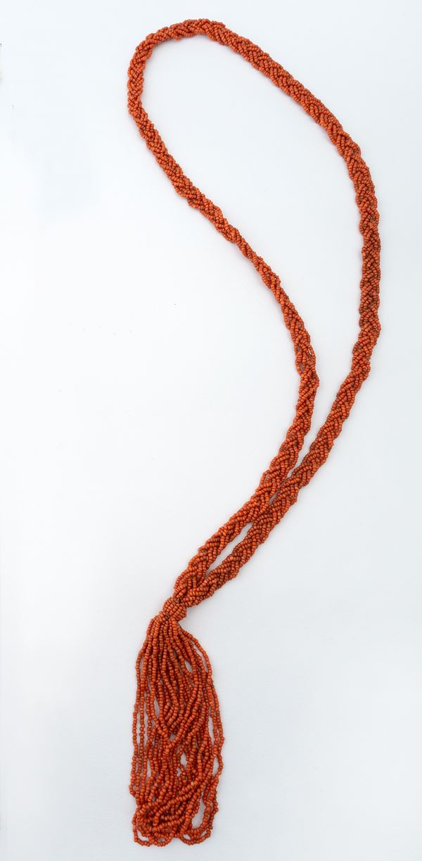 Antica collana di corallo sciacca
