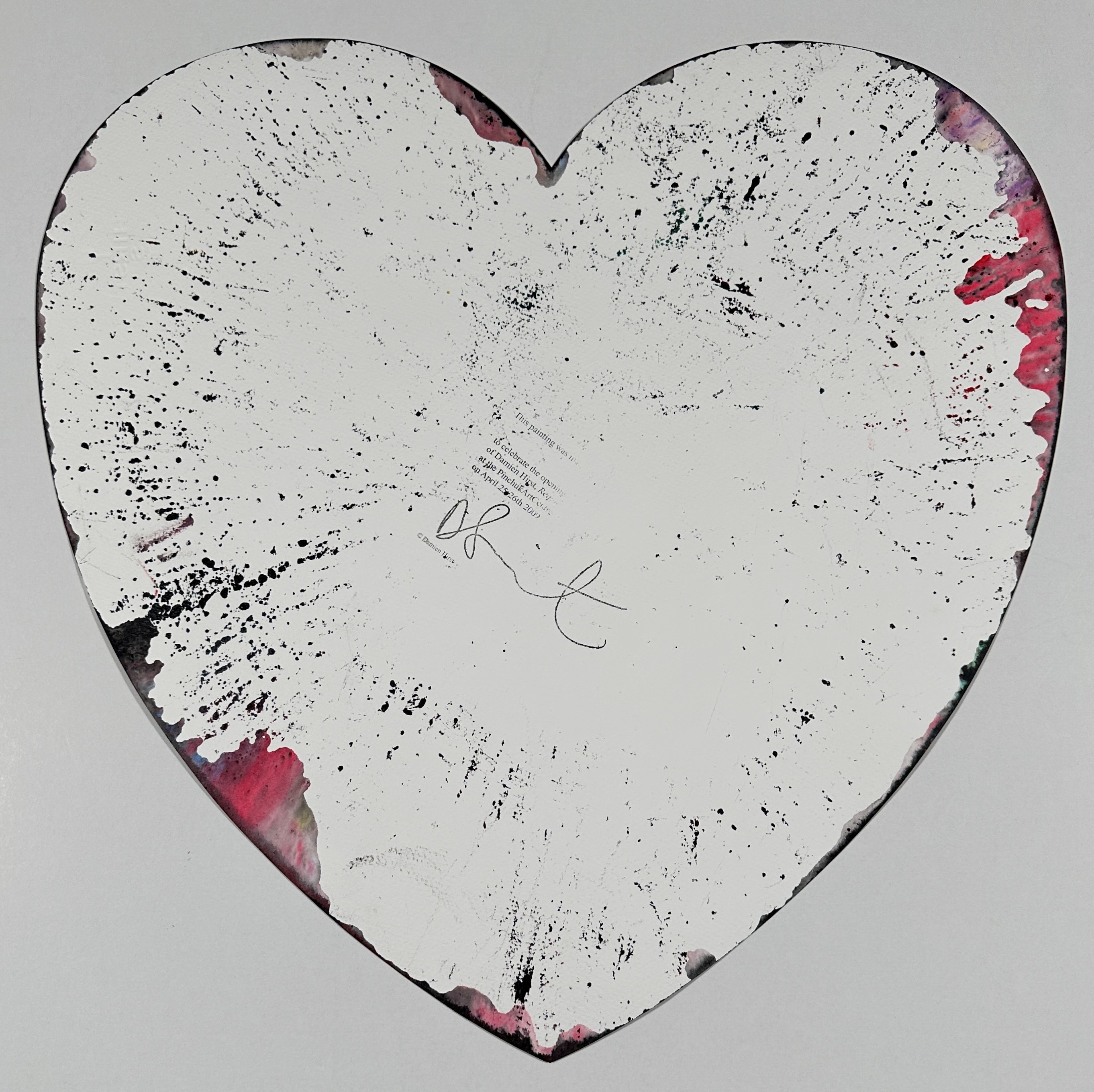 Damien Hirst - Heart - Acrilico su carta