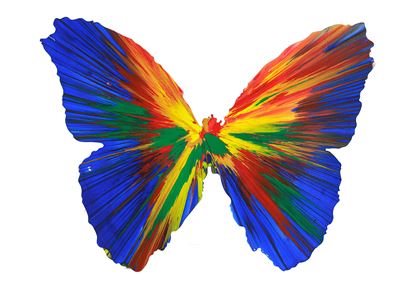 Butterfly, acrilico su carta