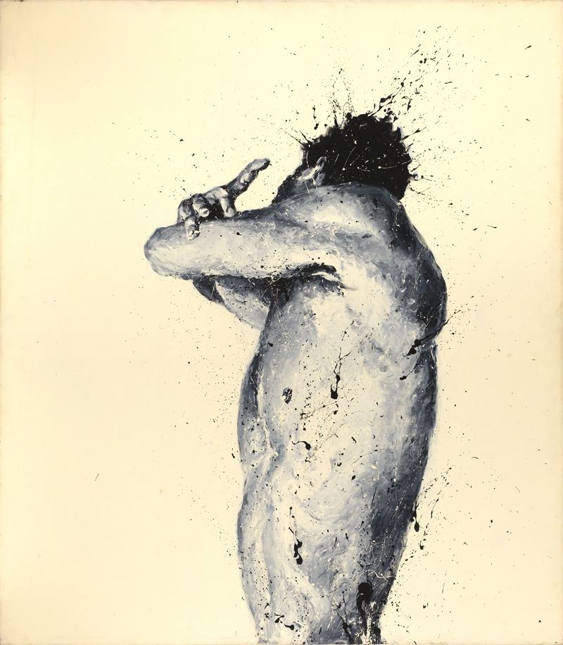 Paolo Troilo - Senza titolo, acrilico su tela, 160x140 cm