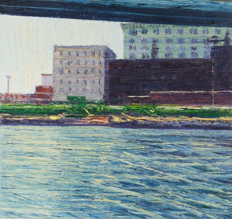 Bernardo Siciliano - Senza titolo, olio su tela