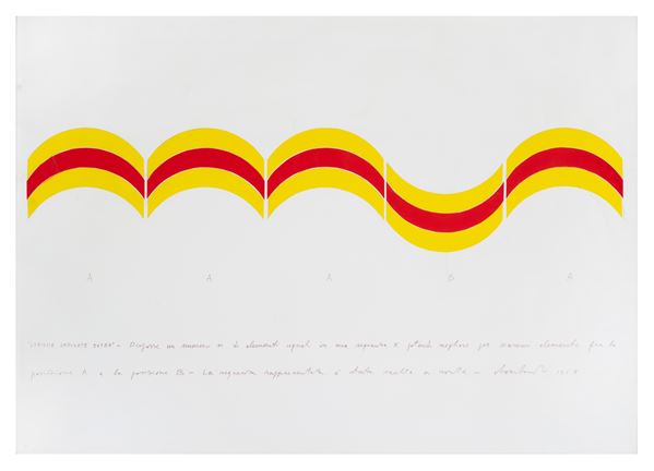 Sergio Lombardo - Progetto per strisce ondulate extra