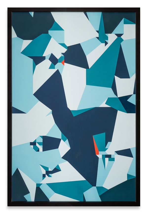 Sergio Lombardo - Pittura stocastica con alberi e cespugli, Foresta toroidale