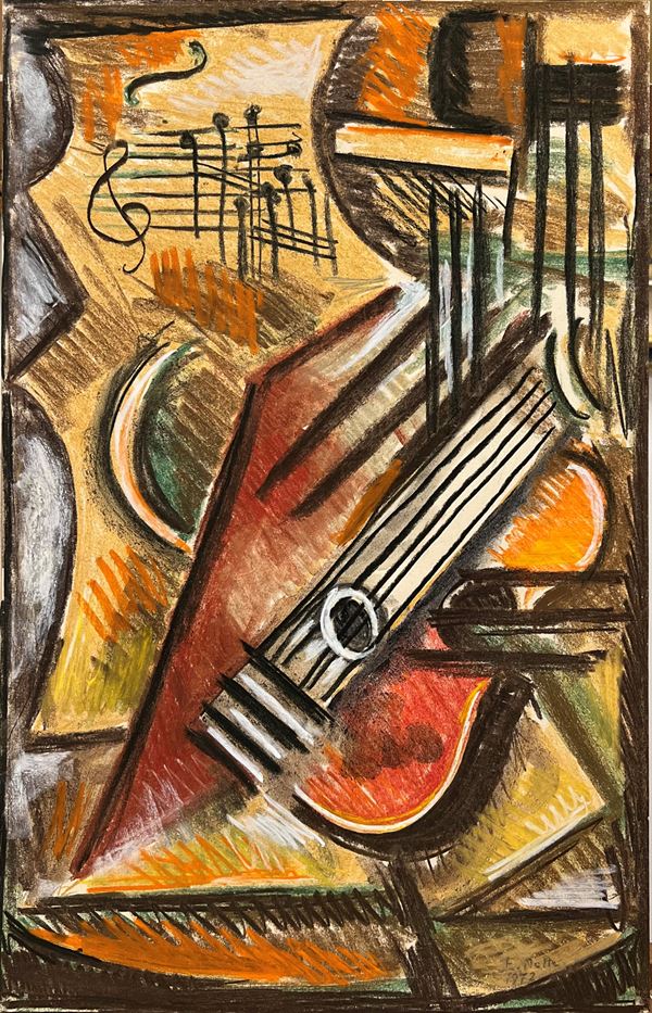 Emilio Notte - Senza titolo (Composizione futurista)