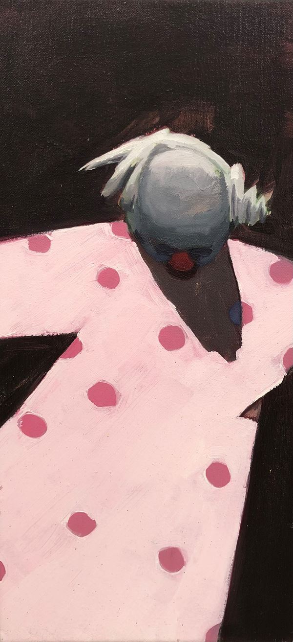 Shane Campbell : Pink Polka Dots  (2008)  - Oil on canvas - Auction Modern and Contemporary Art - Blindarte Casa d'Aste