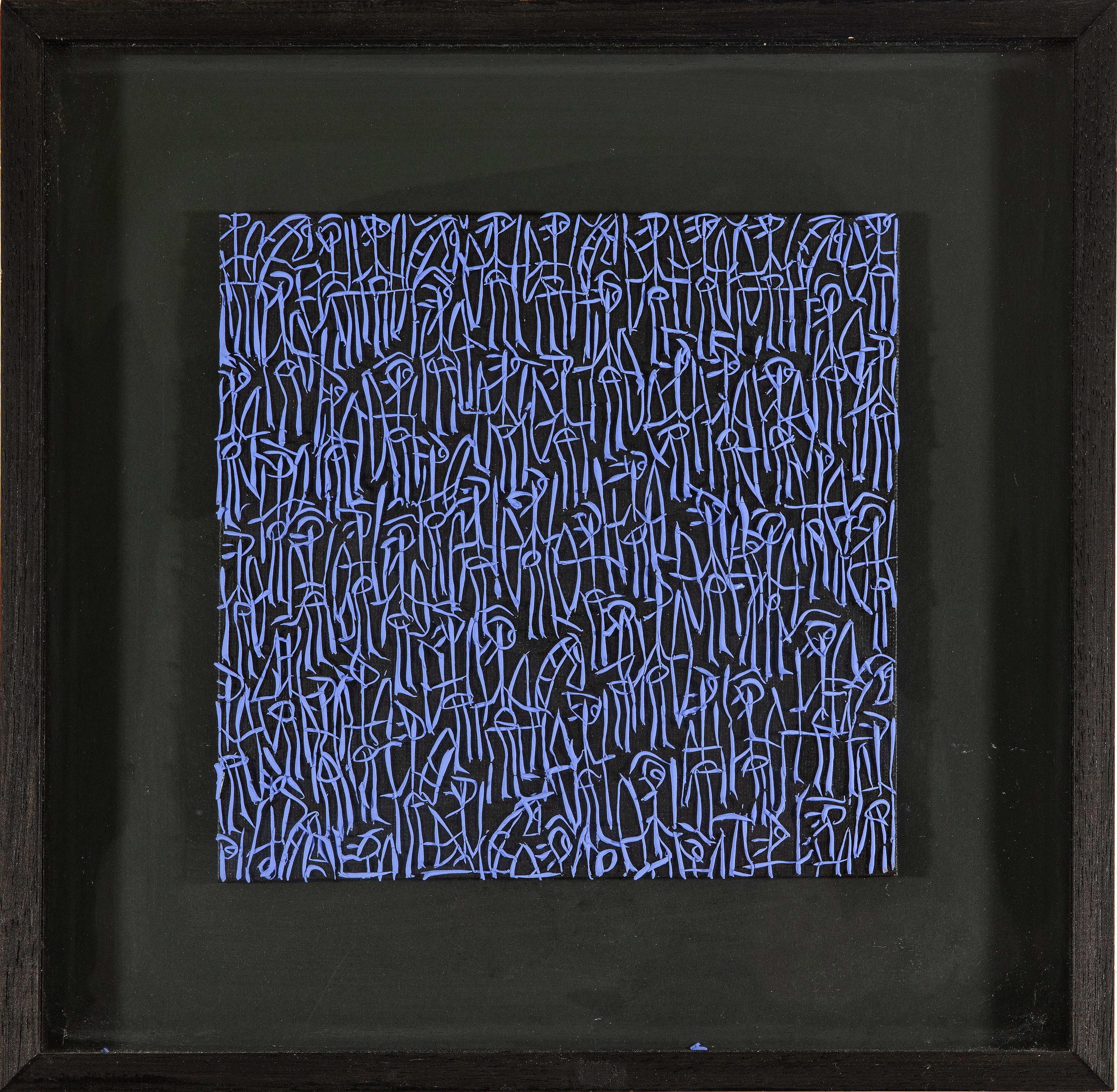 Sergio Fermariello - Senza titolo (vernice su tavola, cm 20x20, 2006)