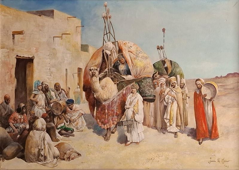 Arrive dune mariee dans un village d'Algerie