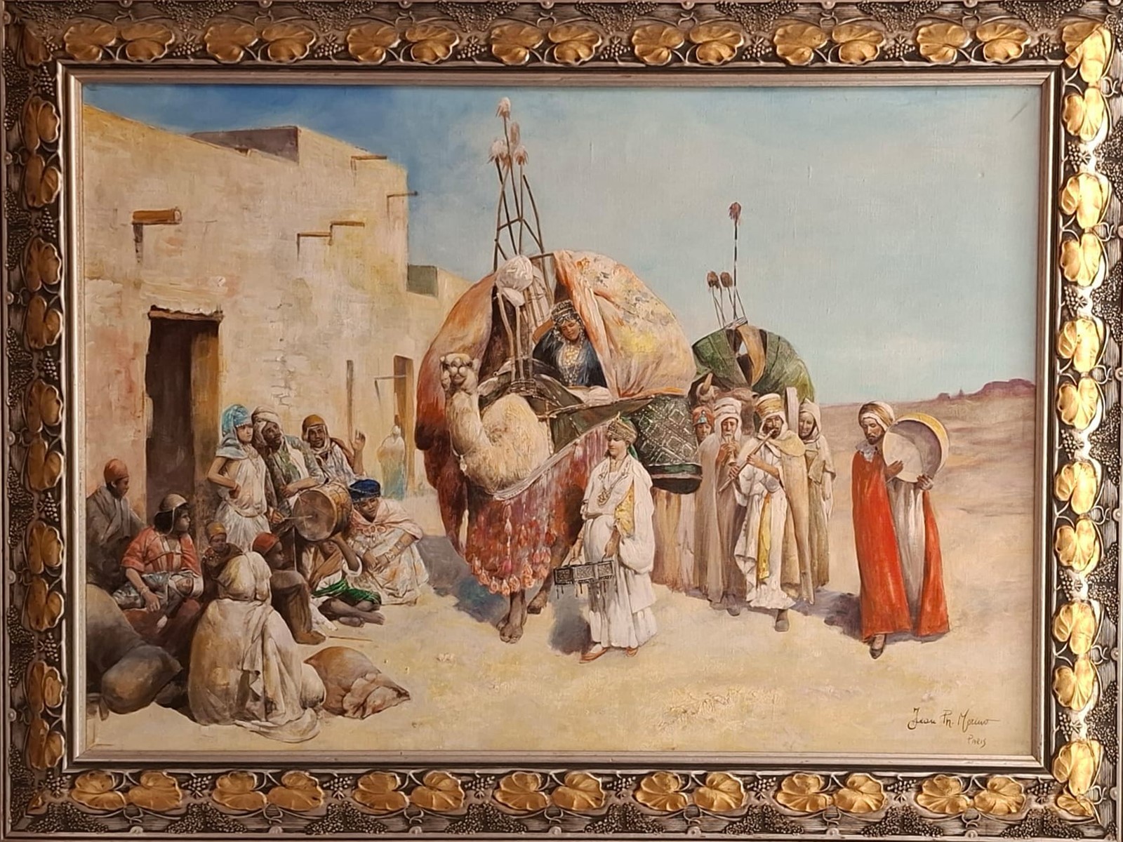 Arrive dune mariee dans un village d'Algerie