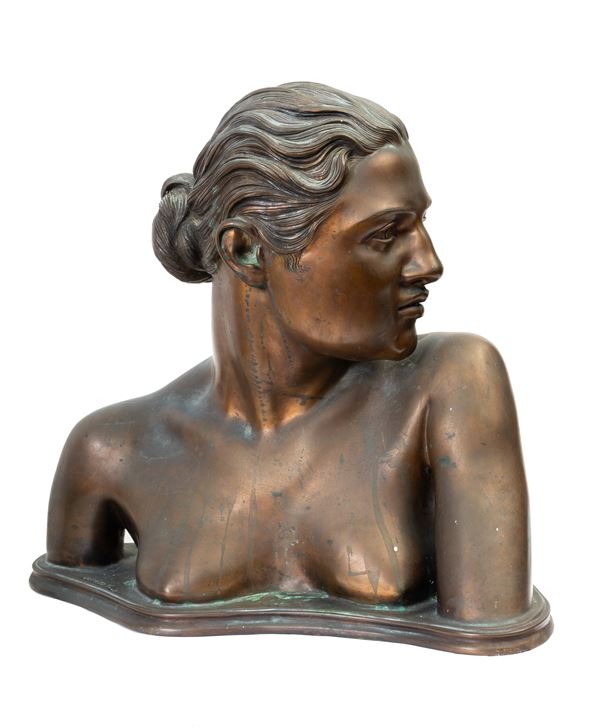 Vincenzo  Gemito (Napoli, 1852 - 1929) - Bust of a neapolitan girl