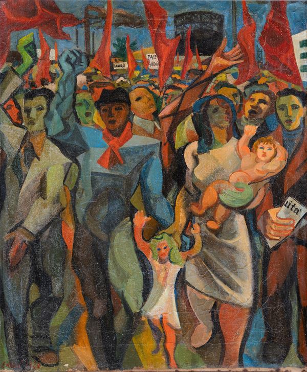 Paolo Ricci - Il corteo