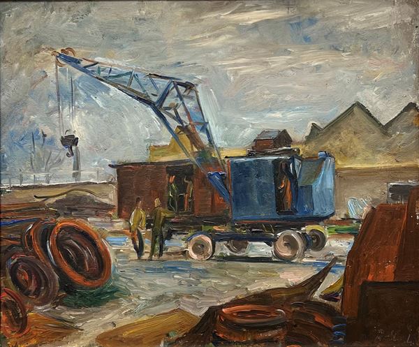 Paolo Ricci - Senza titolo (La gru)