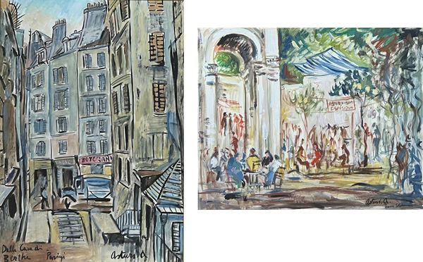 Antonio Asturi - Unique lot composed by n.2 works