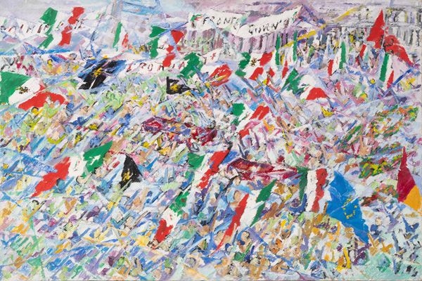 Eduardo Palumbo - Funerali di Almirante