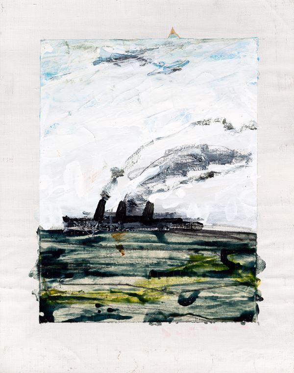 Mario Schifano - Senza titolo (La nave)