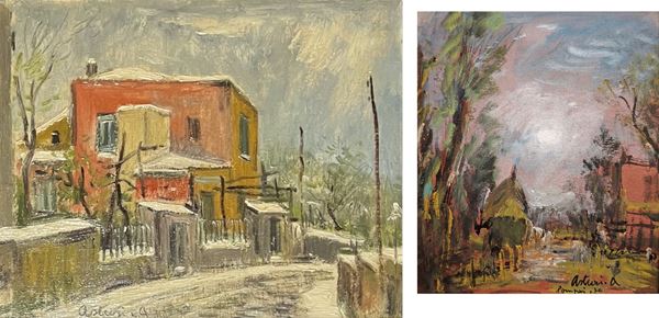 Antonio Asturi - Unique lot composed by n.2 artworks