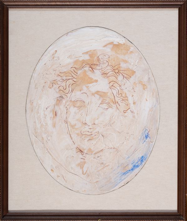 Omar Galliani - Ovale dipinto