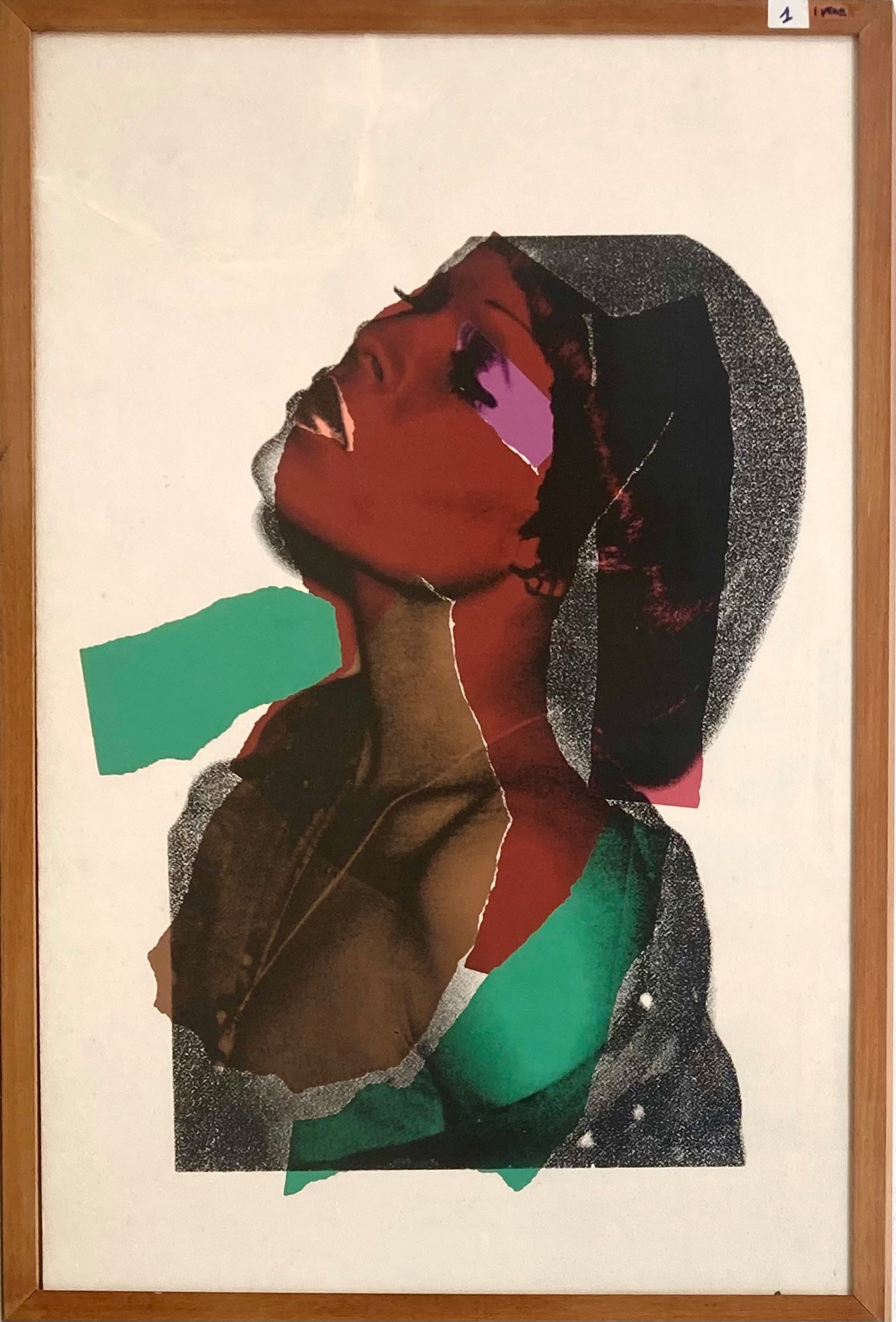 Andy Warhol - Ladies and Gentlemen, serigrafia a colori su carta